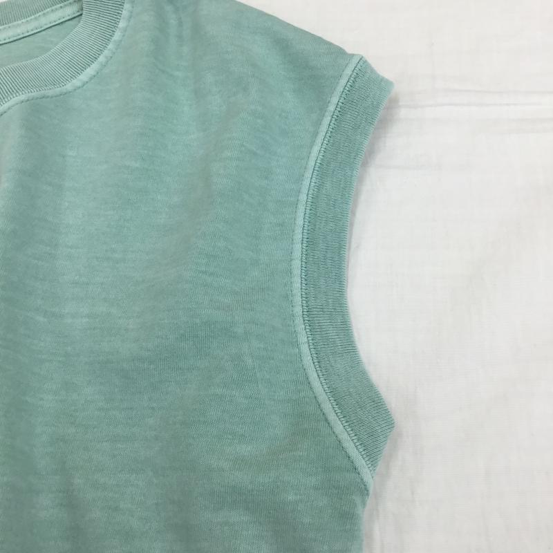 ロデオクラウンズ Rodeo Crowns カットソー 半袖 ノースリーブカットソー FREE 無地 薄緑 / ライトグリーン / レディース USED 古着 中古 10134394