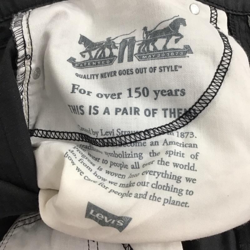 リーバイストラウスアンドコー Levi Strauss & co. パンツ デニム、ジーンズ デニムパンツ ワイドパンツ カジュアルパンツ ストレッチパンツ 36 無地 黒 / ブラック / メンズ USED 古着 中古 10130038