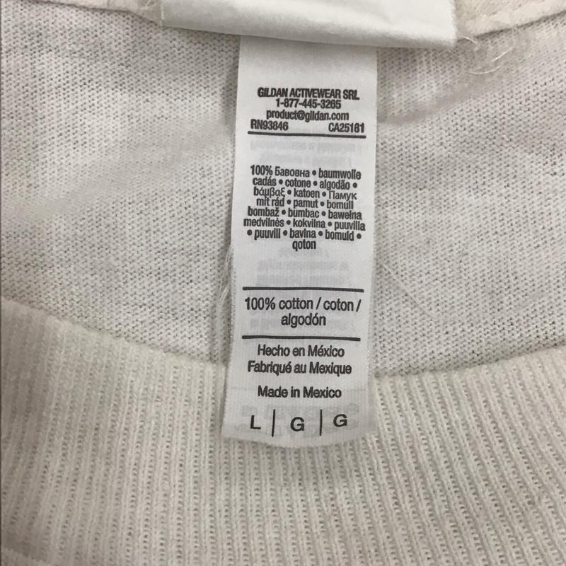 ネイティブ Native Tシャツ 半袖 半袖カットソー プリントTシャツ クルーネックカットソー L ロゴ、文字 白 / ホワイト / メンズ USED 古着 中古 10120490