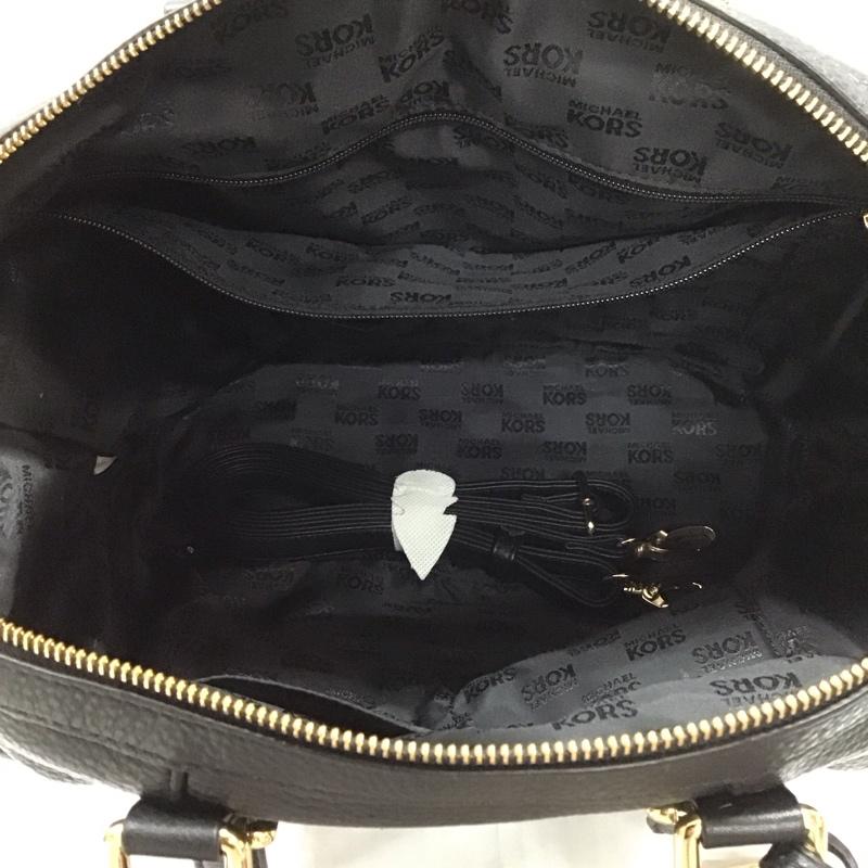 マイケルコース MICHAEL KORS トートバッグ トートバッグ 35H2GBFS2L 2WAY ショルダー ロゴ、文字 黒 / ブラック / X 金 / ゴールド / レディース USED 古着 中古 10113045