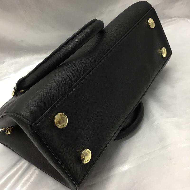 マイケルコース MICHAEL KORS ハンドバッグ ハンドバッグ ロゴ、文字 黒 / ブラック / レディース USED 古着 中古 10119658