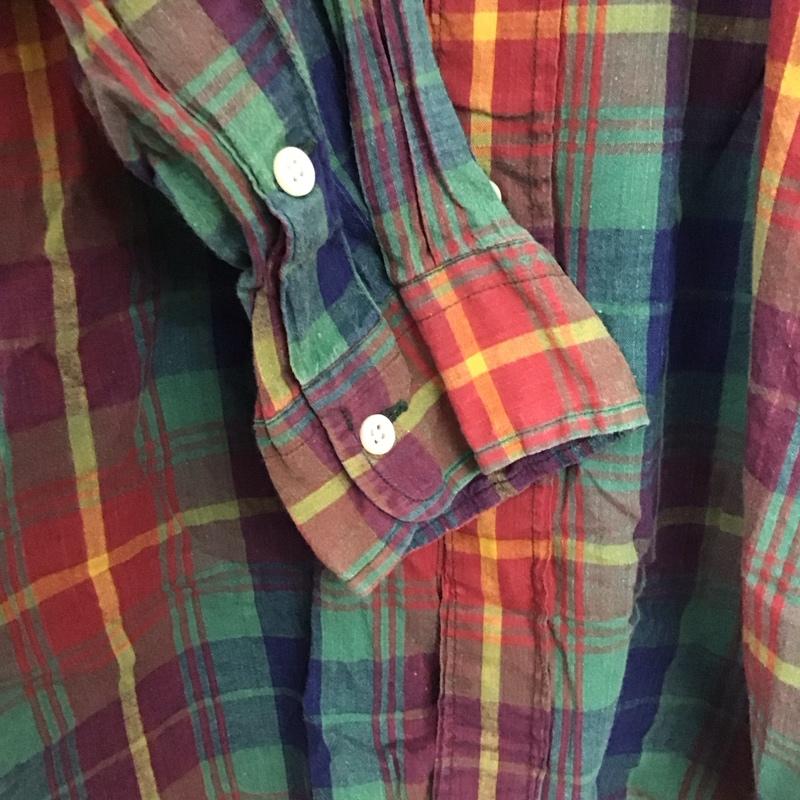 ラルフローレン RALPHLAUREN シャツ、ブラウス 長袖 長袖シャツ チェックシャツ カラーシャツ ボタンダウンシャツ XL チェック マルチカラー / マルチカラー / メンズ USED 古着 中古 10138416