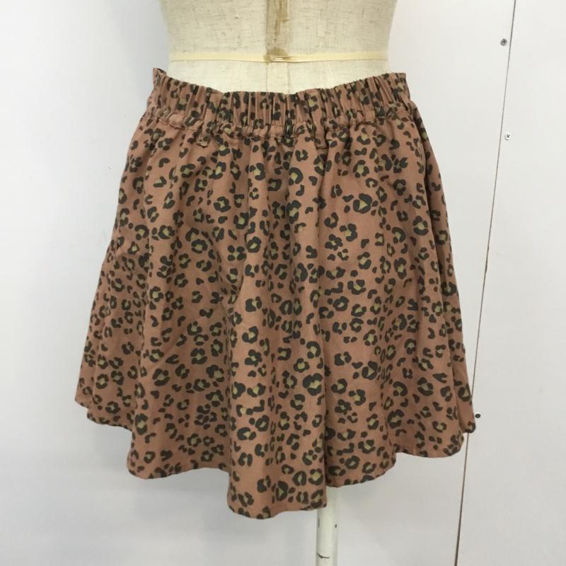 ページボーイ PAGEBOY パンツ ショートパンツ M 総柄 X ヒョウ柄・レオパード柄 茶 / ブラウン / レディース USED 古着 中古 10045149