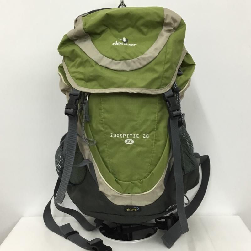 ドイター DEUTER リュックサック、デイパック リュックサック、デイバッグ Zugspitze 20 SL レインカバー付き バックパック アウトドア ロゴ、文字 黄緑 / イエローグリーン / メンズ USED 古着 中古 10125094