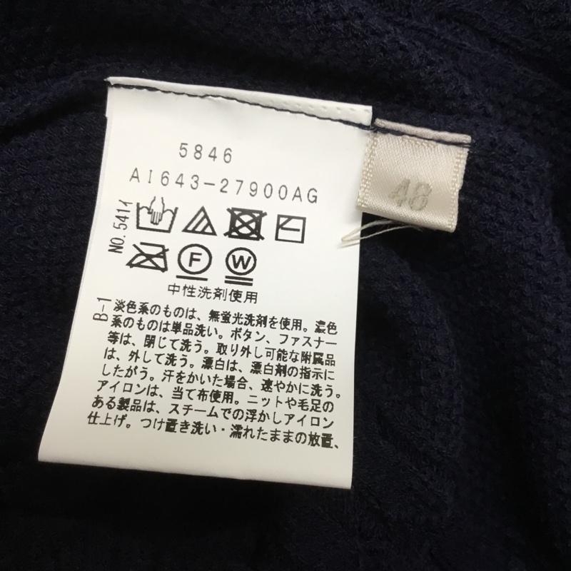 アダバット adabat ベスト ベスト 643-27900 Vネック タグ付き 48 ワンポイント 紺 / ネイビー / メンズ USED 古着 中古 10136515