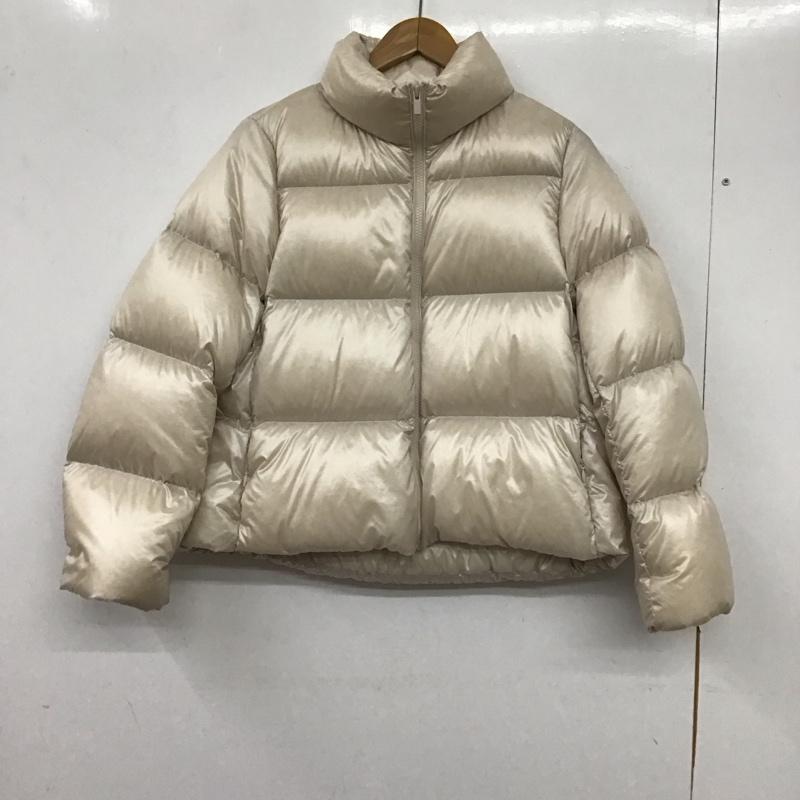 ユニクロ UNIQLO ジャケット、上着 ジャケット、ブレザー 211-450456 ウルトラライトダウンシャイニーボリュームジャケット M 無地 オフホワイト / オフホワイト / レディース USED 古着 中古 10138683