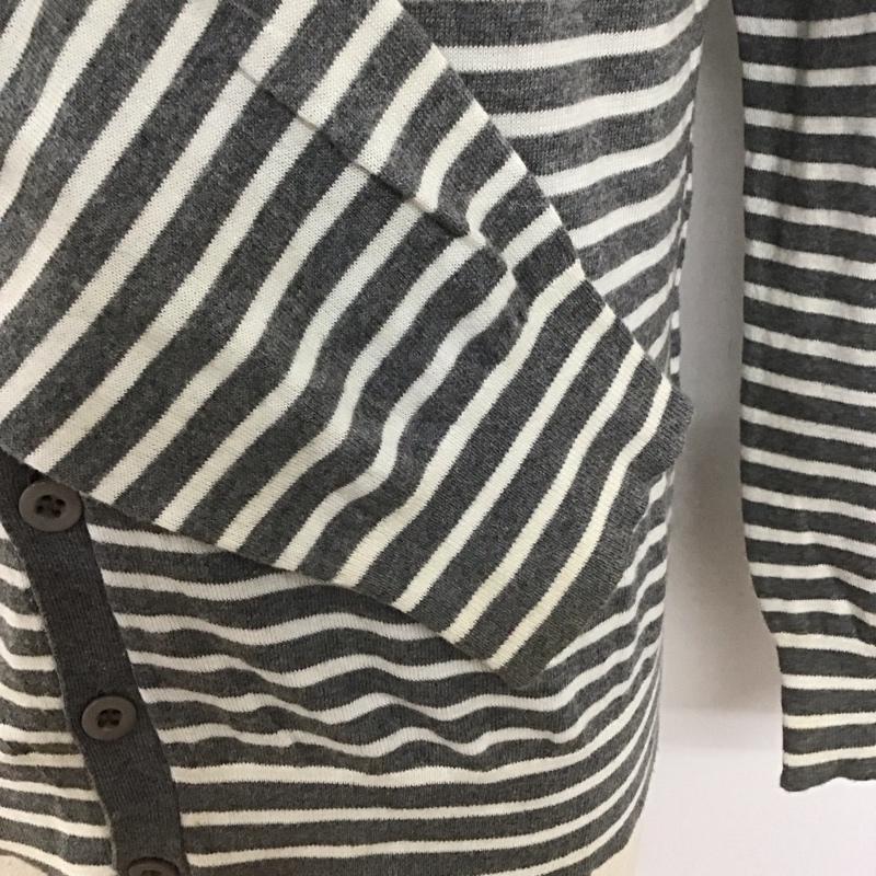 ユニフォームエクスペリメント uniform experiment カーディガン 長袖 長袖カーディガン 長袖カットソー ノーカラージャケット 前開カーディガン 3 ボーダー柄 マルチカラー / マルチカラー / メンズ USED 古着 中古 10114709