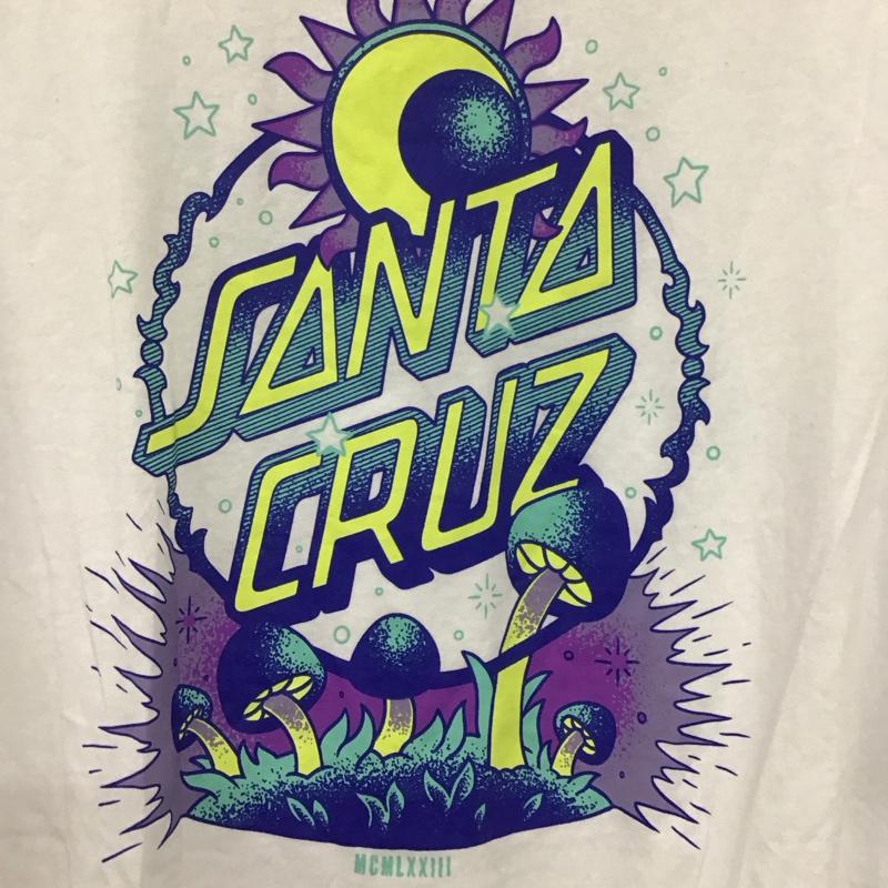 サンタクルーズ SANTA CRUZ Tシャツ 半袖 502232434 XL プリント X ロゴ、文字 白 / ホワイト / レディース USED 古着 中古 10134819