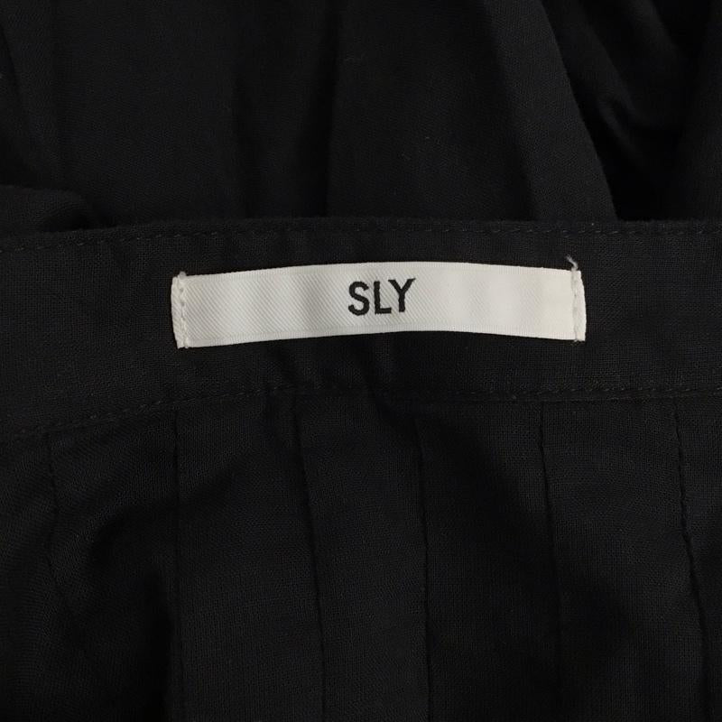 スライ SLY シャツ、ブラウス 長袖 0309ay30-0290 2 無地 黒 / ブラック / レディース USED 古着 中古 10119879