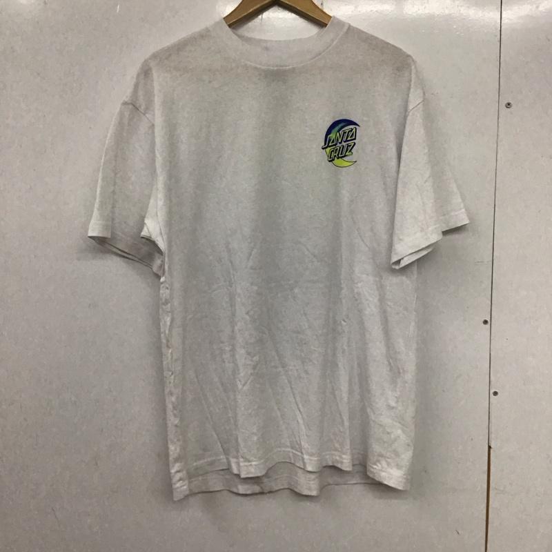 サンタクルーズ SANTA CRUZ Tシャツ 半袖 502232434 XL プリント X ロゴ、文字 白 / ホワイト / レディース USED 古着 中古 10134819