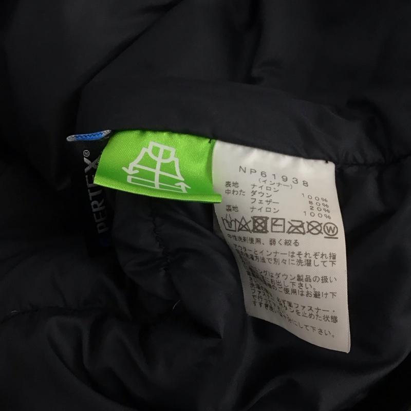 ザノースフェイス THE NORTH FACE ジャケット、上着 ジャンパー、ブルゾン np61938 グレーストリクライメイトジャケットダウン アウター XL ロゴ、文字 黒 / ブラック / メンズ USED 古着 中古 10140116