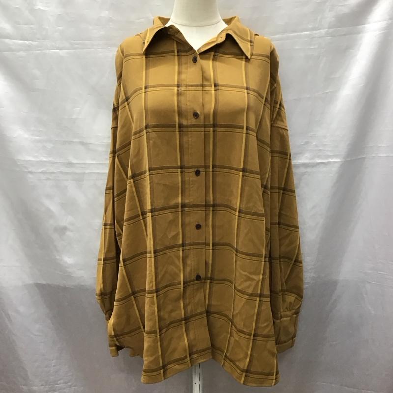 ローリーズファーム LOWRYS FARM シャツ、ブラウス 長袖 FREE チェック マルチカラー / マルチカラー / レディース USED 古着 中古 10123431