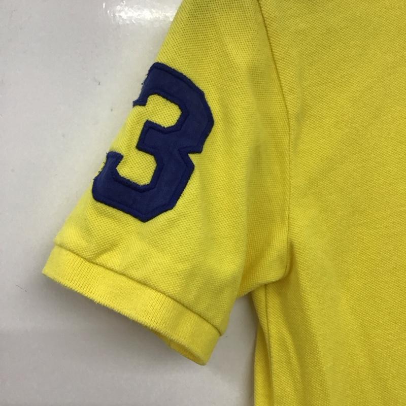 ポロラルフローレン POLO RALPH LAUREN ポロシャツ 半袖 刺繍 S ワンポイント 黄 / イエロー / レディース USED 古着 中古 10133645