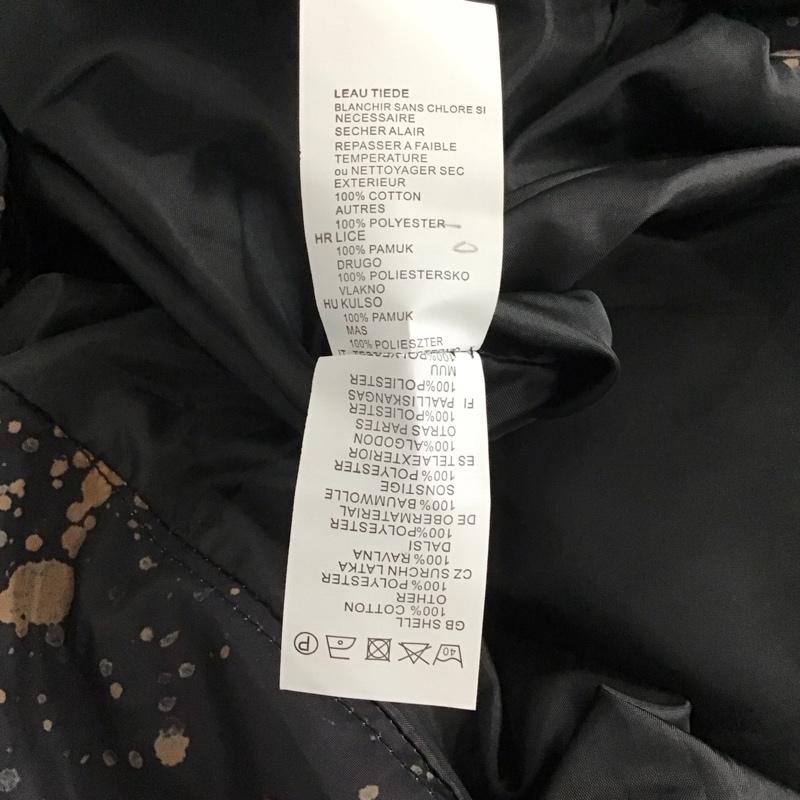 古着 USED ジャケット、上着 ジャンパー、ブルゾン アウター ジップアップジャケット XXL プリント 黒 / ブラック / メンズ USED 古着 中古 10137097