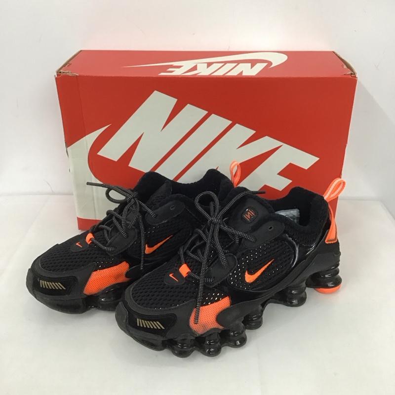 ナイキ NIKE スニーカー スニーカー CK2085-001 W Shox TL Nova 22.5cm 箱有 22.5cm ロゴ、文字 黒 / ブラック / X 橙 / オレンジ / レディース USED 古着 中古 10125681