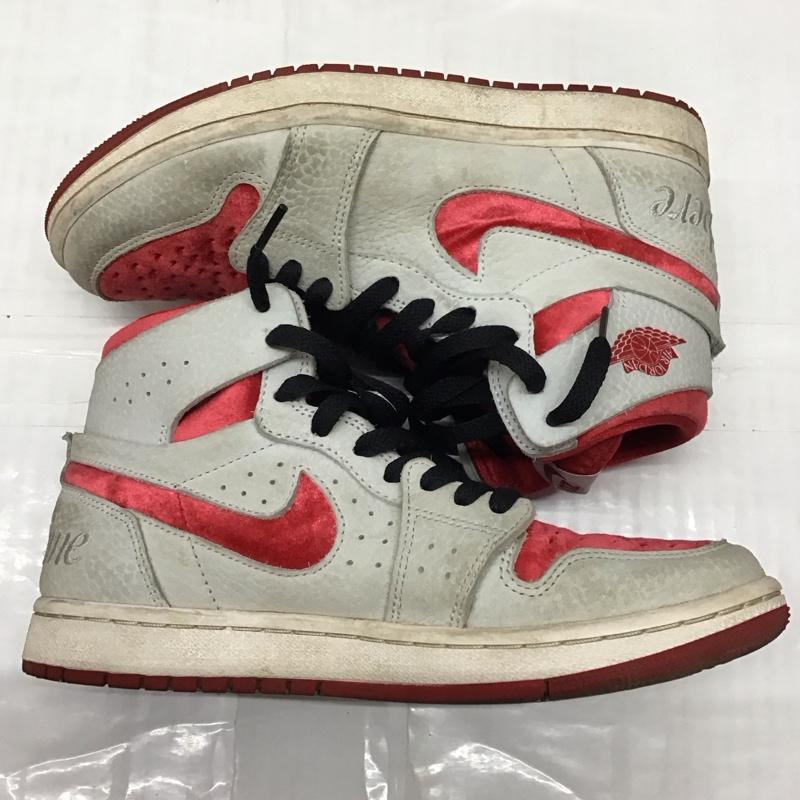 ナイキ NIKE スニーカー スニーカー DV1304-106 WMNS AIR JORDAN 1 HIGH ZOOM CMFT 2 SP 24cm 24.0cm ロゴ、文字 赤 / レッド / X 灰 / グレー / レディース USED 古着 中古 10116060