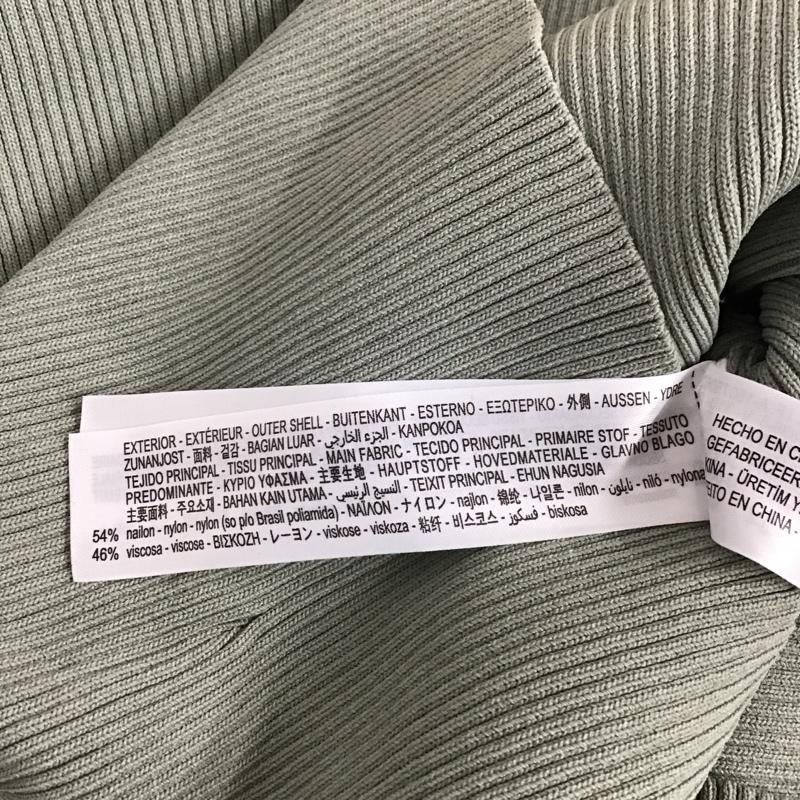 ザラ ZARA カットソー 長袖 S 無地 薄緑 / ライトグリーン / レディース USED 古着 中古 10124797