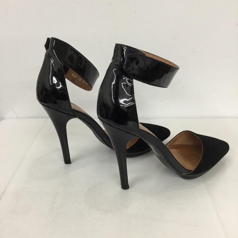 ジェフリーキャンベル Jeffrey Campbell パンプス パンプス FJF1729 SOLITAIRE ピンヒール ハイヒール ストラップ 36 箱有 無地 黒 / ブラック / レディース USED 古着 中古 10122819