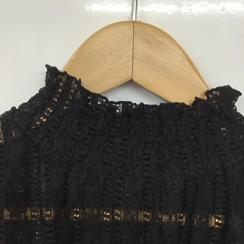 ローリーズファーム LOWRYS FARM カットソー 長袖 L 無地 黒 / ブラック / レディース USED 古着 中古 10130190