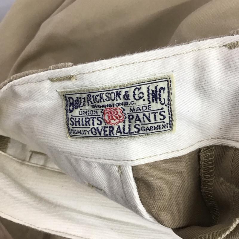 バズリクソンズ Buzz Rickson s パンツ チノパン BEAMS BOY 27インチ 無地 ベージュ / ベージュ / レディース USED 古着 中古 10137378