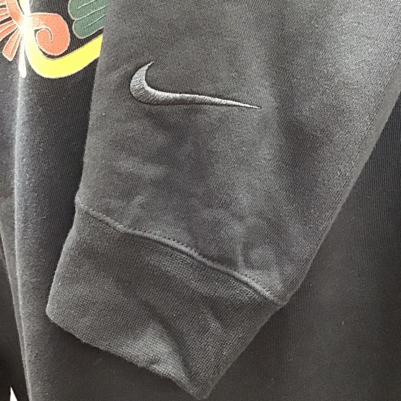 ナイキ NIKE トレーナー 長袖 do2956-010 長袖スウェット プルオーバーパーカー スポーツウェア XL プリント 黒 / ブラック / メンズ USED 古着 中古 10121452