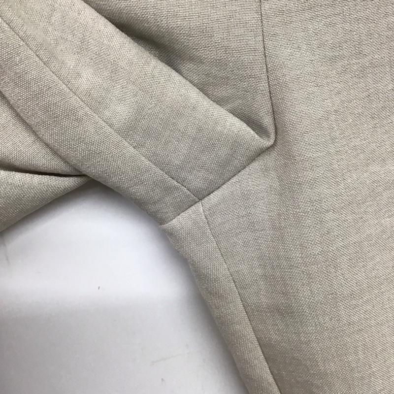 センスオブプレイス SENSEOFPLACE パンツ スラックス スラックスパンツ ワイドパンツ センタータックパンツ L 無地 ベージュ / ベージュ / レディース USED 古着 中古 10136787