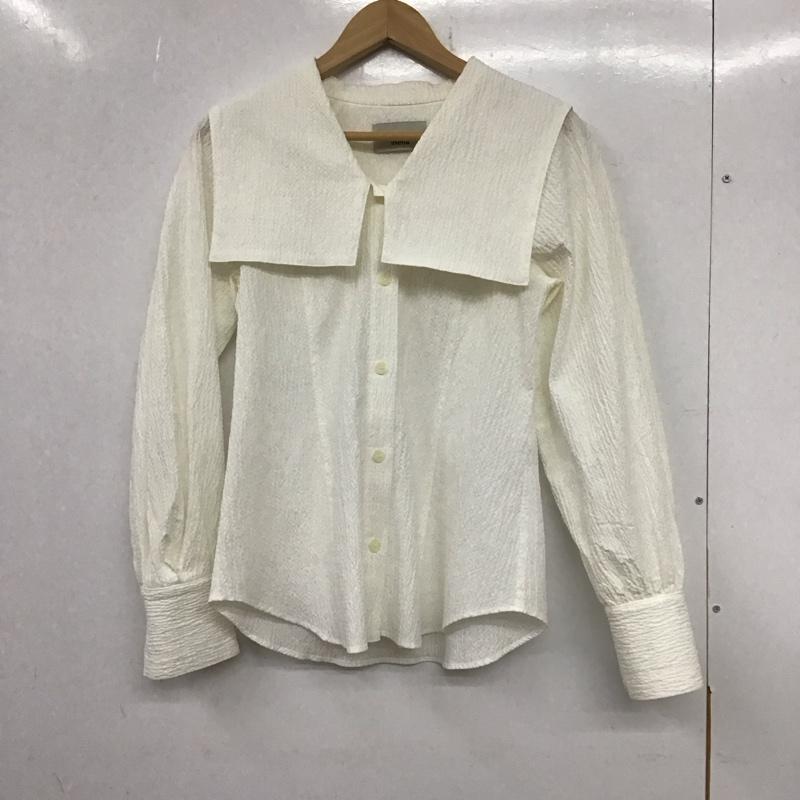 イネラ INella シャツ、ブラウス 長袖 FREE 無地 白 / ホワイト / レディース USED 古着 中古 10138009