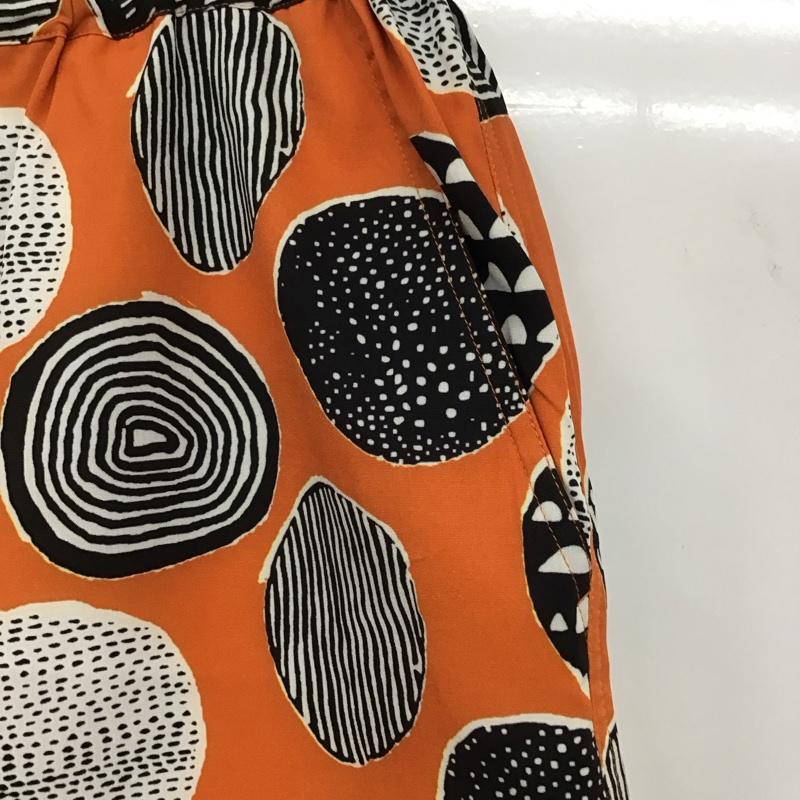 エディフィス EDIFICE パンツ ショートパンツ ショートパンツ ハーフパンツ カジュアルパンツ L プリント 橙 / オレンジ / メンズ USED 古着 中古 10130354
