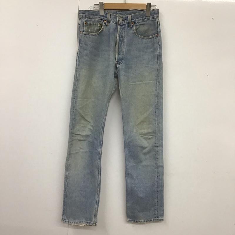 リーバイストラウスアンドコー Levi Strauss & co. パンツ デニム、ジーンズ デニムパンツ ストレートパンツ ワイドパンツ カジュアルパンツ 32インチ 無地 インディゴ / インディゴ /  メンズ USED 古着 中古 10124027