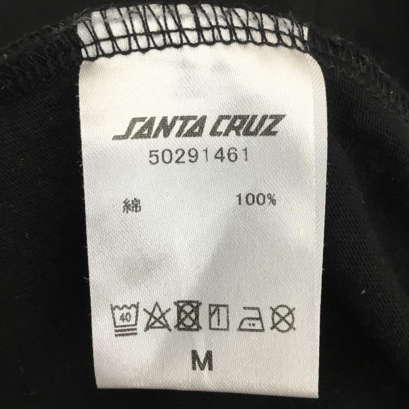 サンタクルーズ SANTA CRUZ Tシャツ 半袖 M ロゴ、文字 黒 / ブラック / メンズ USED 古着 中古 10136799