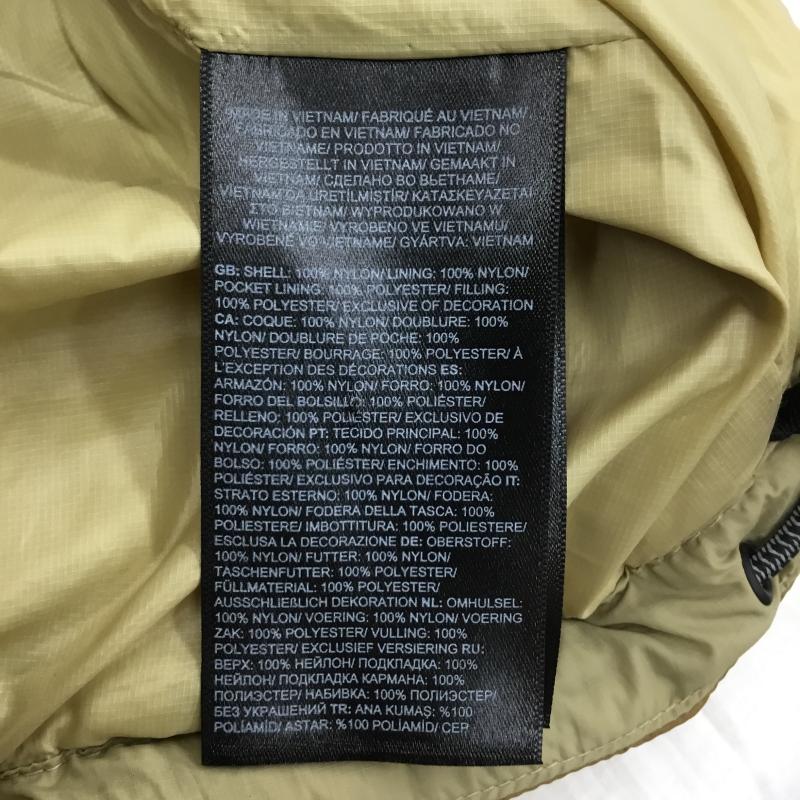 ザノースフェイス THE NORTH FACE ジャケット、上着 ダウンジャケット NF0A852FQV3-L L ロゴ、文字 茶 / ブラウン / X ベージュ / ベージュ / メンズ USED 古着 中古 10137893