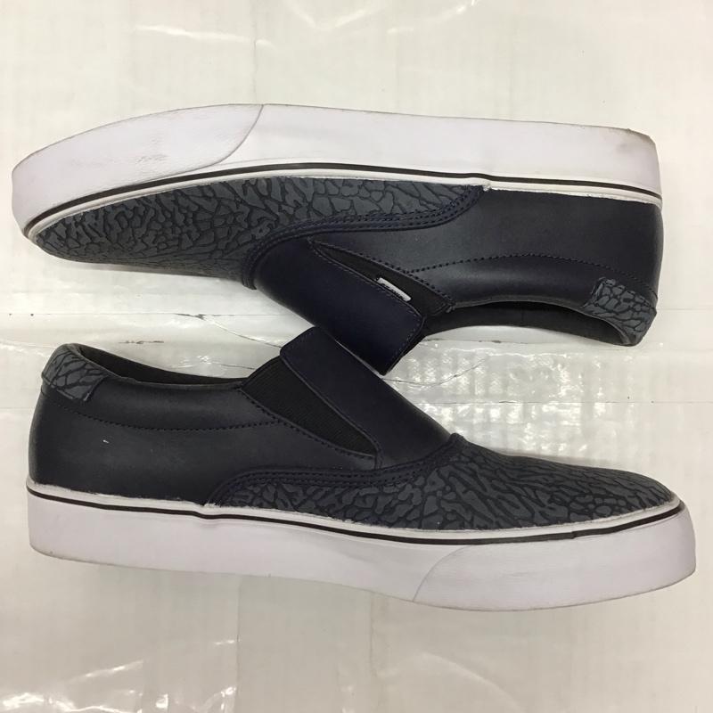 ナイキ NIKE スニーカー スニーカー 580400-404 スリッポン 28cm 28.0cm ロゴ、文字 紺 / ネイビー / メンズ USED 古着 中古 10114528
