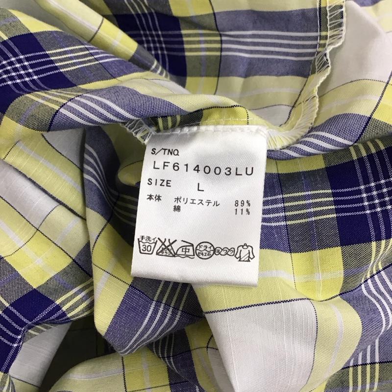 ローリーズファーム LOWRYS FARM シャツ、ブラウス 半袖 L チェック マルチカラー / マルチカラー / レディース USED 古着 中古 10113999