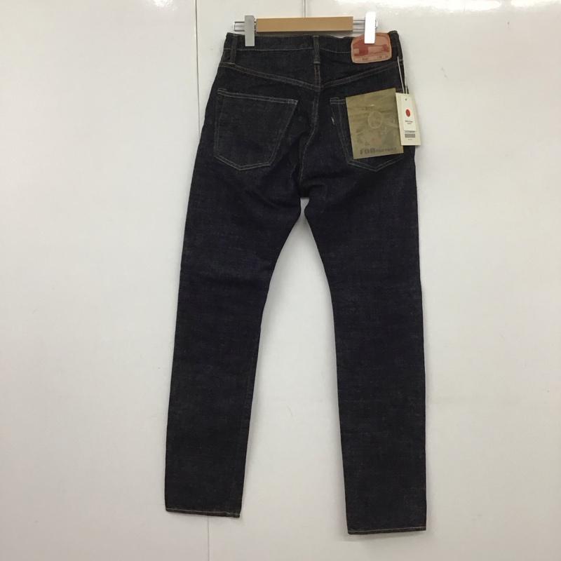エフオービーファクトリー FOB FACTORY パンツ デニム、ジーンズ デニムパンツ スリムパンツ カジュアルパンツ 30インチ 無地 インディゴ / インディゴ / メンズ USED 古着 中古 10132147