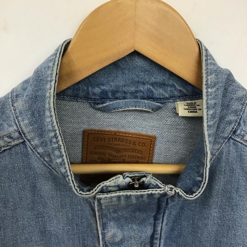 リーバイストラウスアンドコー Levi Strauss & co. ジャケット、上着 ジャケット、ブレザー ジップアップデニムジャケット Gジャン アウター S 無地 インディゴ / インディゴ / レディース USED 古着 中古 10128976