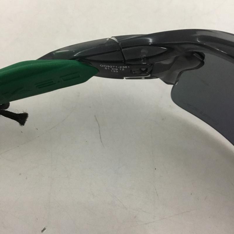 オークリー OAKLEY めがね・サングラス サングラス OO9271-2361 FLAK 2.0 ミラーレンズ スポーツサングラス 箱有 ロゴ、文字 黒 / ブラック / X 緑 / グリーン / メンズ USED 古着 中古 10126882