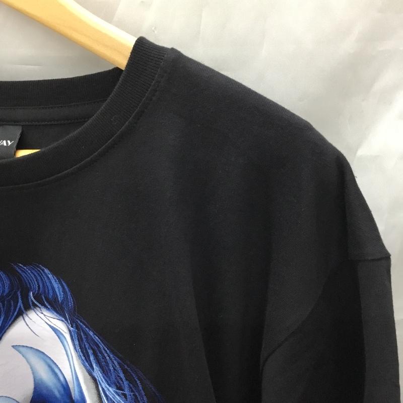 古着 USED Tシャツ 半袖 半袖カットソー プリントTシャツ クルーネックカットソー バンドTシャツ L プリント 黒 / ブラック / メンズ USED 古着 中古 10106949
