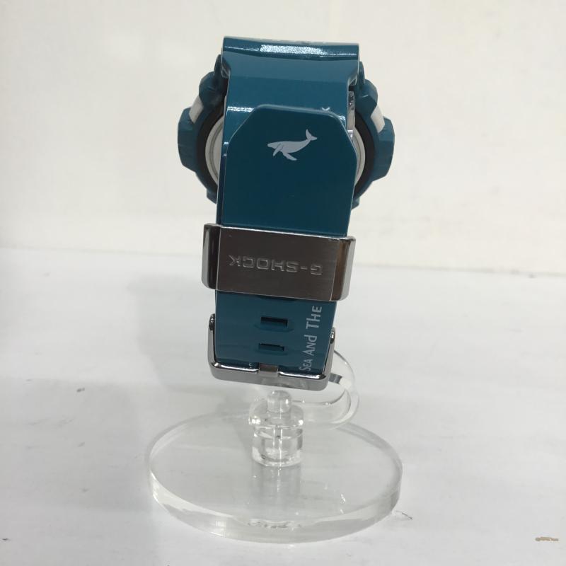 ジーショック G-SHOCK 腕時計 デジタル Love The Sea And The Earth 2012 イルカ クジラ モデル GWX-8900K ロゴ、文字 青 / ブルー / メンズ USED 古着 中古 10108208