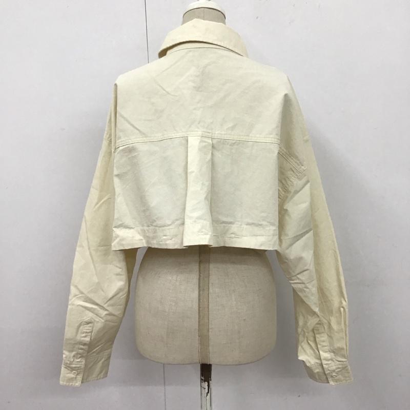フリークスストア FREAK S STORE シャツ、ブラウス 長袖 1146248900838 ショート丈 クロップド丈 FREE 無地 アイボリー / アイボリー / レディース USED 古着 中古 10122656