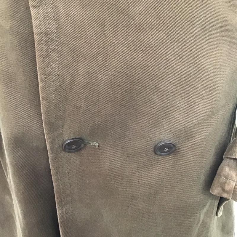 ニックアシュレイ NICKASHLEY コート トレンチコート 8EN03-729-59 L 無地 茶 / ブラウン / メンズ USED 古着 中古 10111570