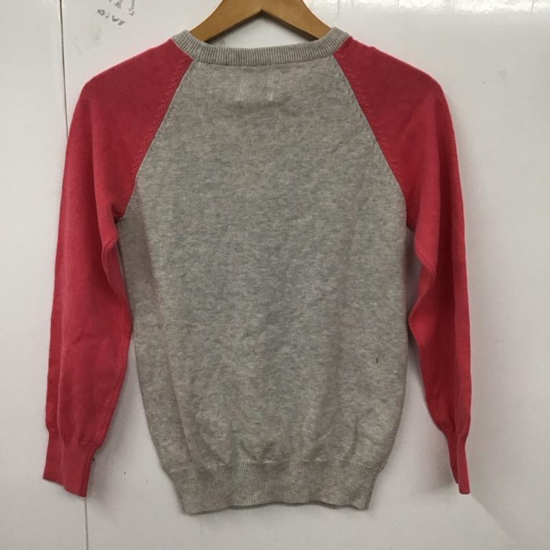 サマンサタバサ Samantha Thavasa ニット、セーター 長袖 36 ロゴ、文字 灰 / グレー / X 桃 / ピンク / レディース USED 古着 中古 10129245