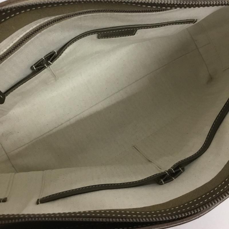ゲンテン genten トートバッグ トートバッグ レザー ロゴ、文字 茶 / ブラウン / レディース USED 古着 中古 10131234