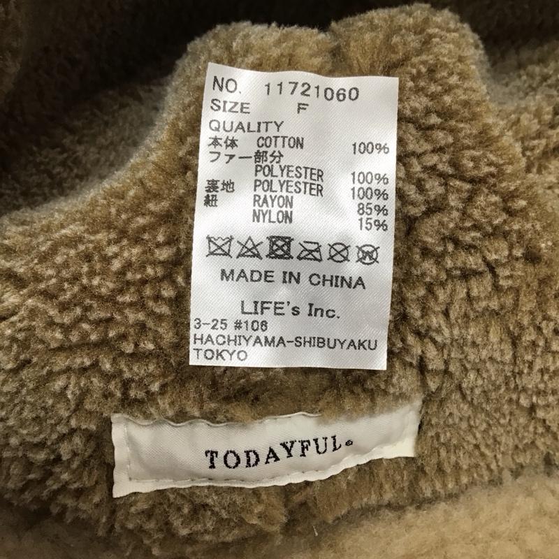 トゥデイフル TODAYFUL 帽子 キャップ 11721060 ボアフライトキャップ FREE 無地 ベージュ / ベージュ / レディース USED 古着 中古 10119359