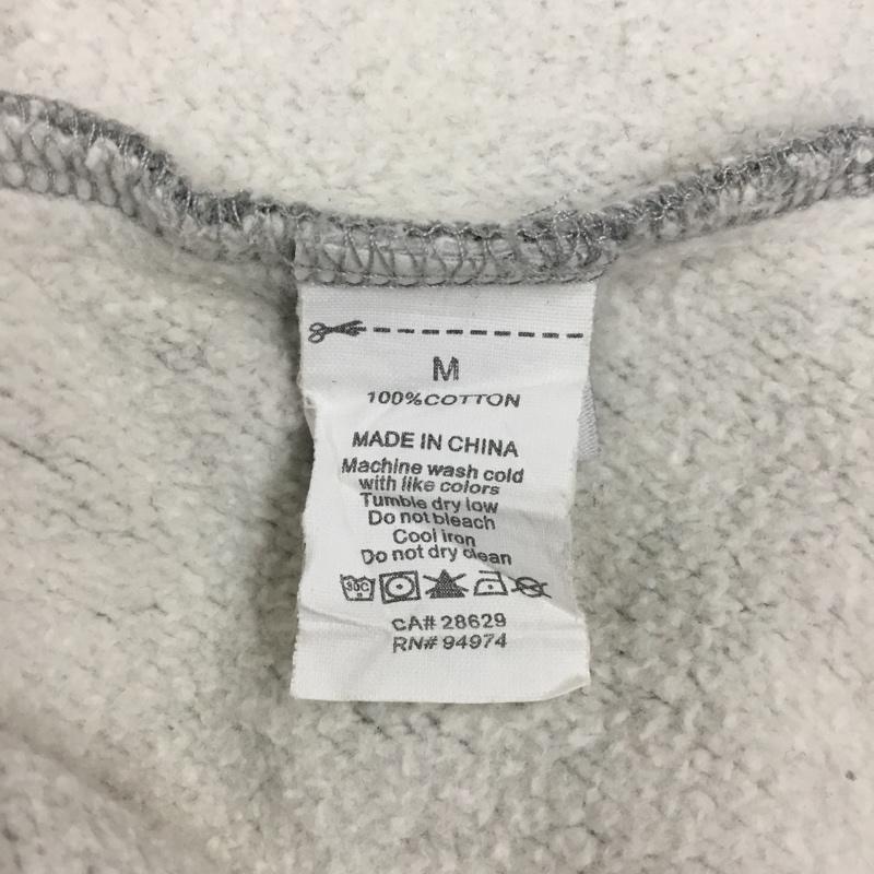 ステューシー STUSSY トレーナー 長袖 スウェット M 無地 X 刺繍 灰 / グレー / メンズ USED 古着 中古 10109615