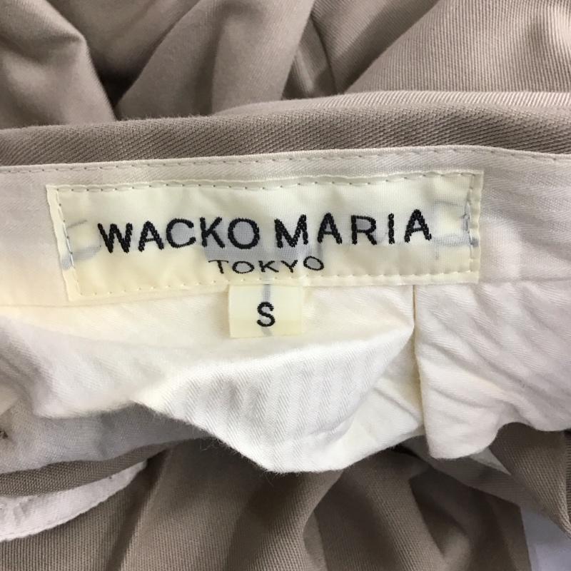 ワコマリア WACKO MARIA パンツ チノパン チノパン カジュアルパンツ スリムパンツ ストレートパンツ S ロゴ、文字 ベージュ / ベージュ /  メンズ USED 古着 中古 10124479
