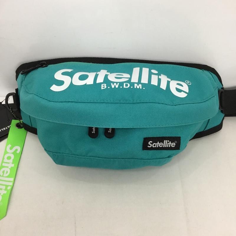 サテライト Satellite ウエストバッグ ウエストバッグ PUSH ボディーバッグ ロゴ、文字 緑 / グリーン / メンズ USED 古着 中古 10128063