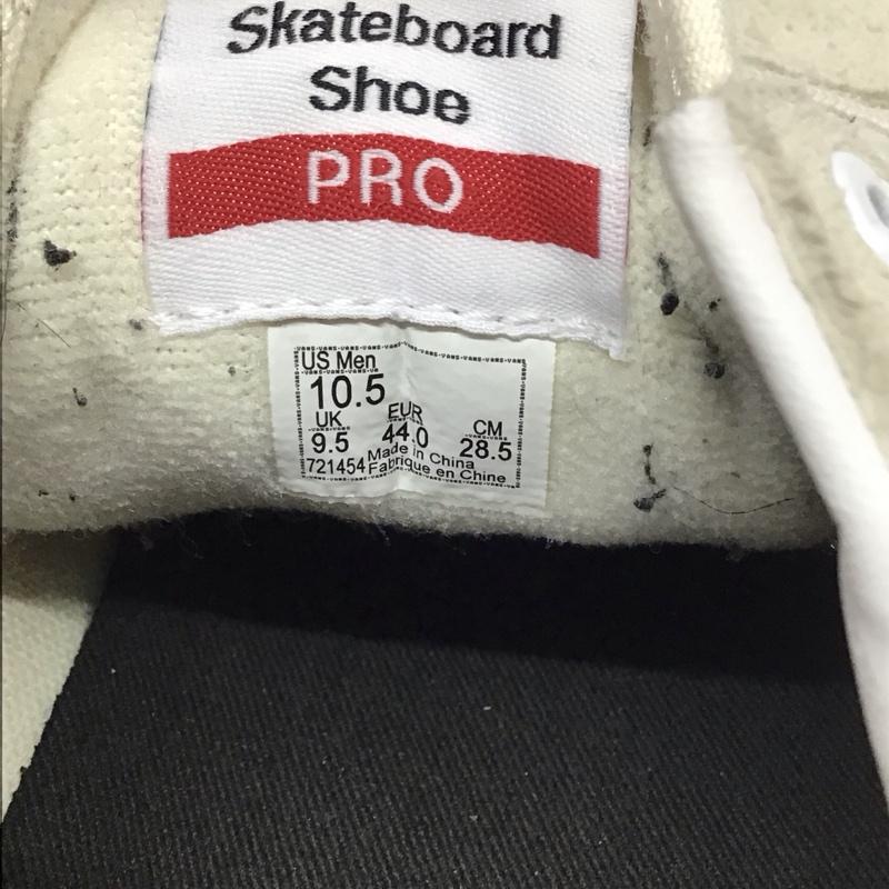 バンズ VANS スニーカー スニーカー 721454 ローカット 28.5cm 28.5cm ロゴ、文字 アイボリー / アイボリー / メンズ USED 古着 中古 10115827
