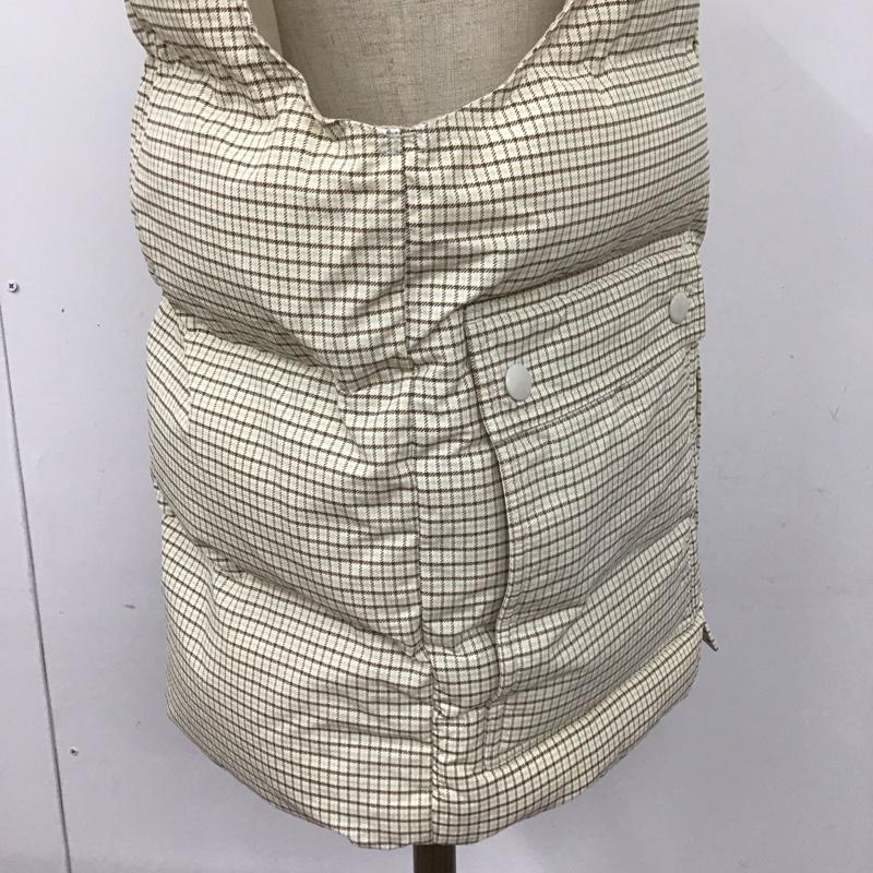 マウジー MOUSSY ベスト ベスト 010FAH30-5230 PADDEDベスト 中綿 FREE チェック 茶 / ブラウン / X ベージュ / ベージュ / X オフホワイト / オフホワイト / レディース USED 古着 中古 10107937