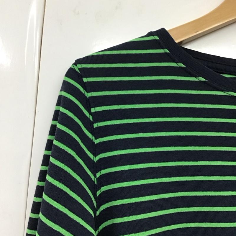 モンベル mont-bell Tシャツ 長袖 1104819 WIC.ボーダーロングスリーブT M ボーダー柄 マルチカラー / マルチカラー / レディース USED 古着 中古 10131565