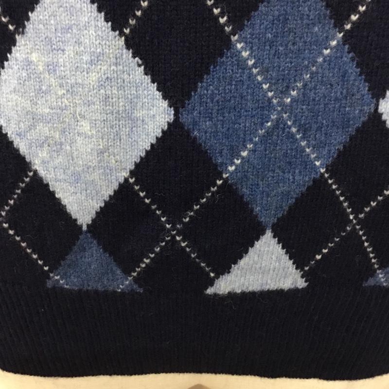 ブルックスブラザーズ BROOKS BROTHERS ニット、セーター 長袖 長袖ニットカットソー ニット セーター ジップアップネックニット S チェック マルチカラー / マルチカラー / メンズ USED 古着 中古 10113542
